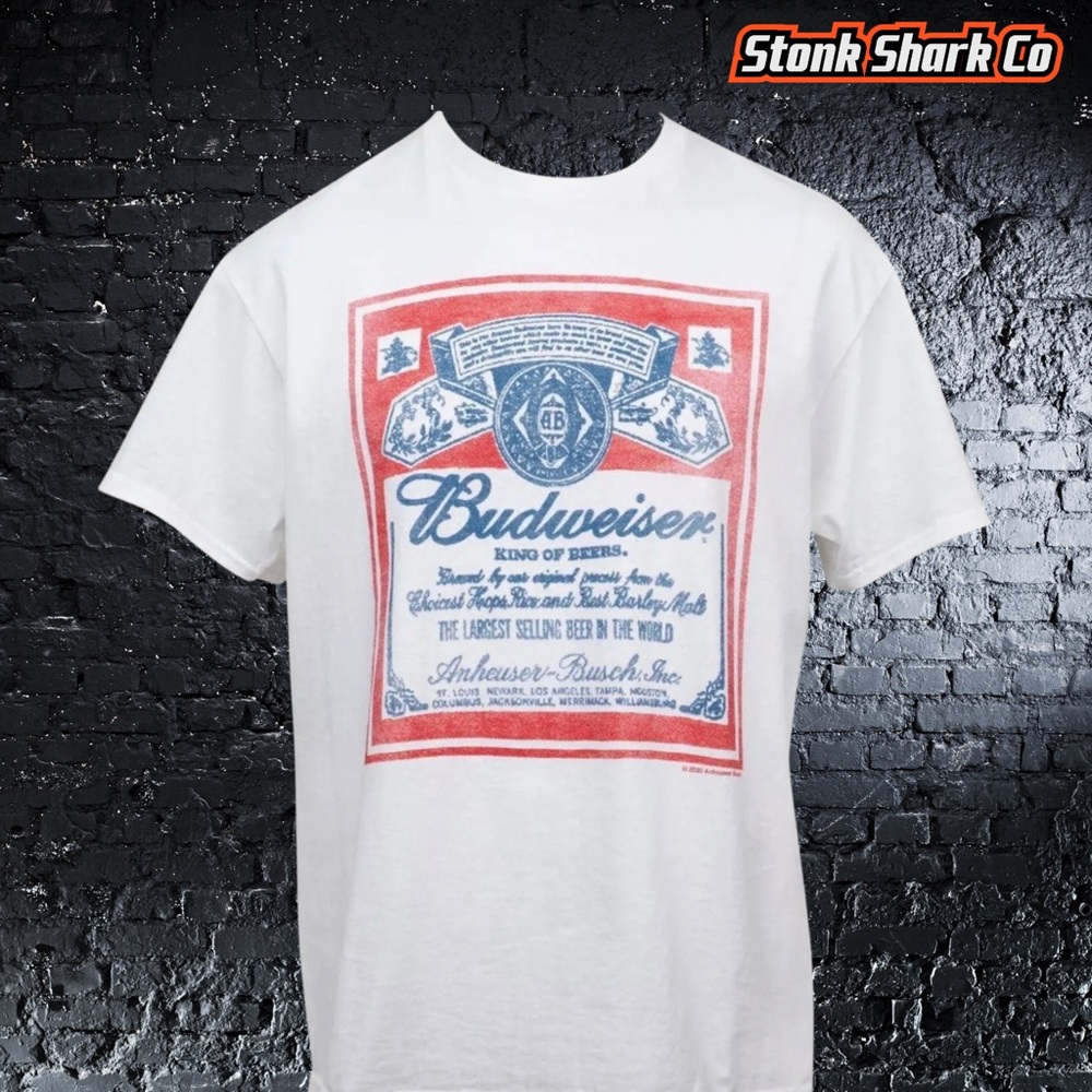 Budweiser Vintage Look T-Shirt New Size Medium